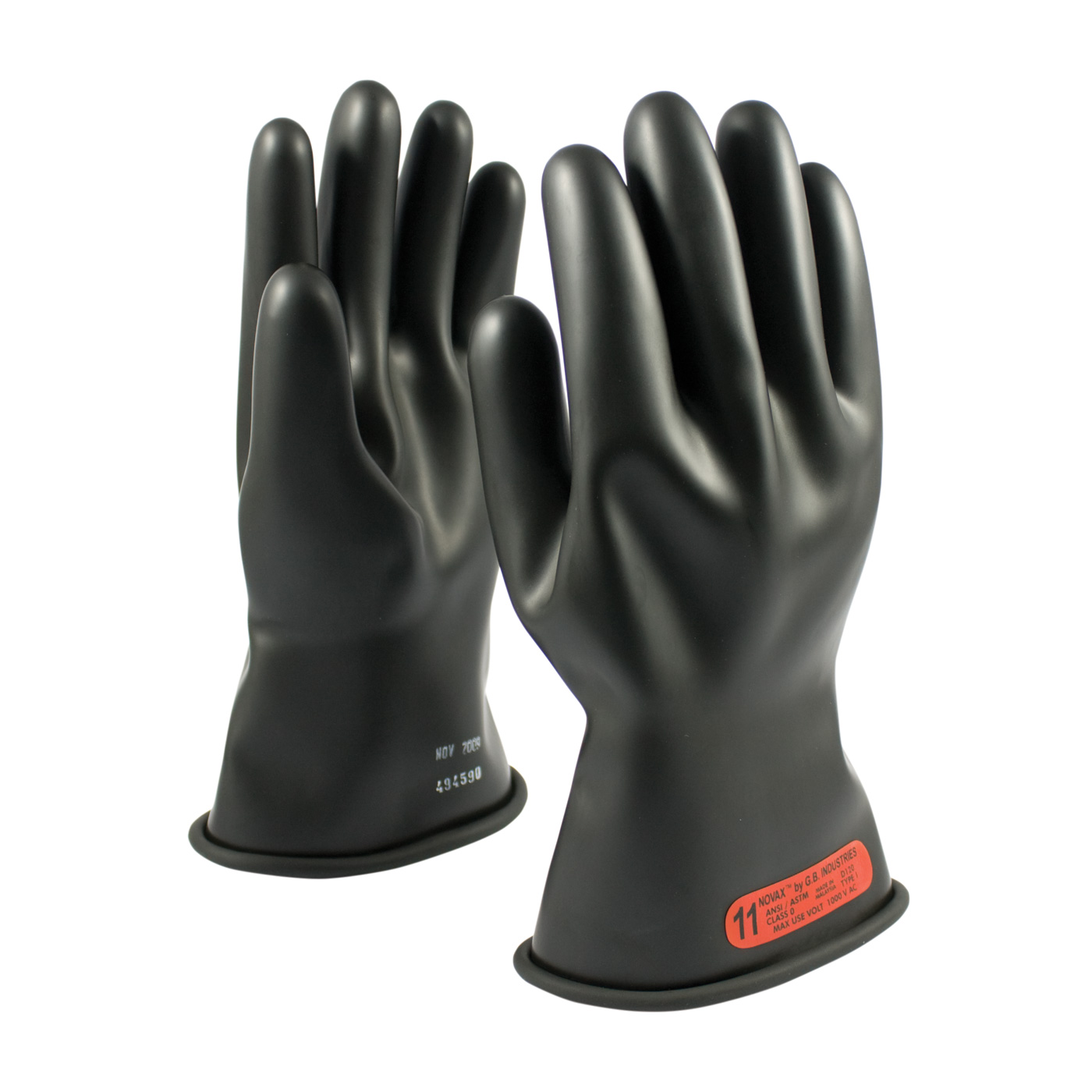PIP Novax Rubber Insulating Glove with Straight Cuff - 11" from GME Supply