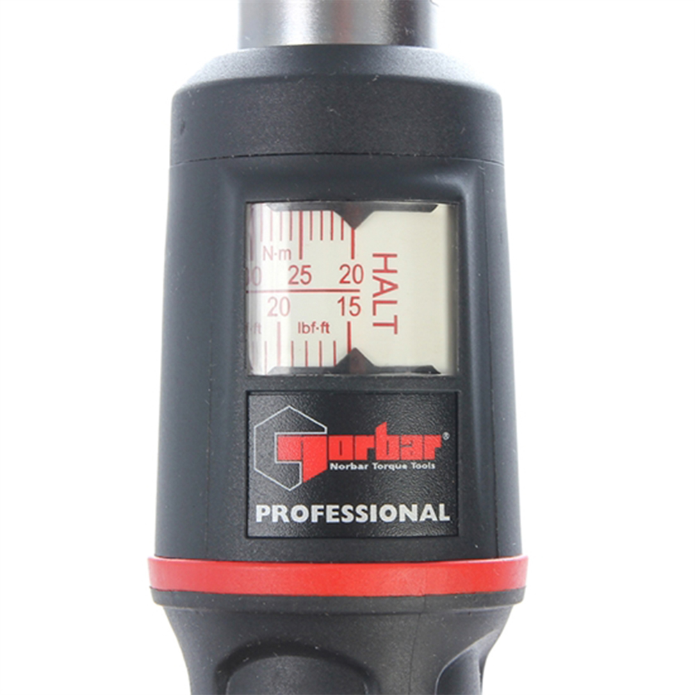 Norbar Pro 100 1/2 Inch Industrial Ratchet Mushroom Head Dual Scale Torque Wrench from GME Supply