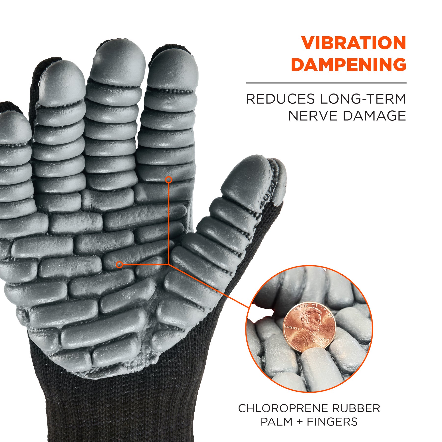 Ergodyne ProFlex 9000 Lightweight Anti-Vibration Gloves from GME Supply