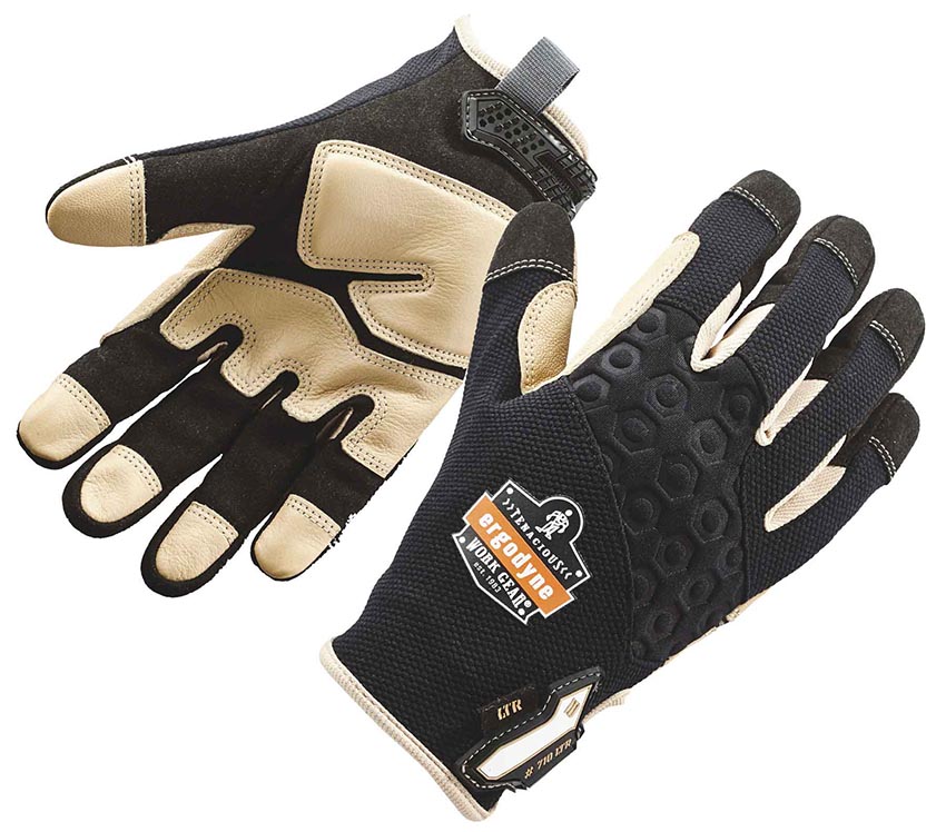 Ergodyne ProFlex 710LTR Heavy-Duty Leather-Reinforced Gloves from GME Supply