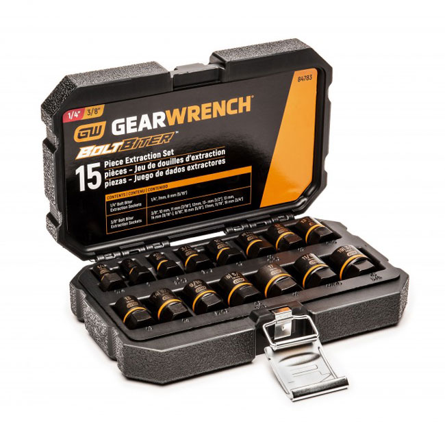 Gearwrench Bolt Biter Impact Extraction Socket Set from GME Supply
