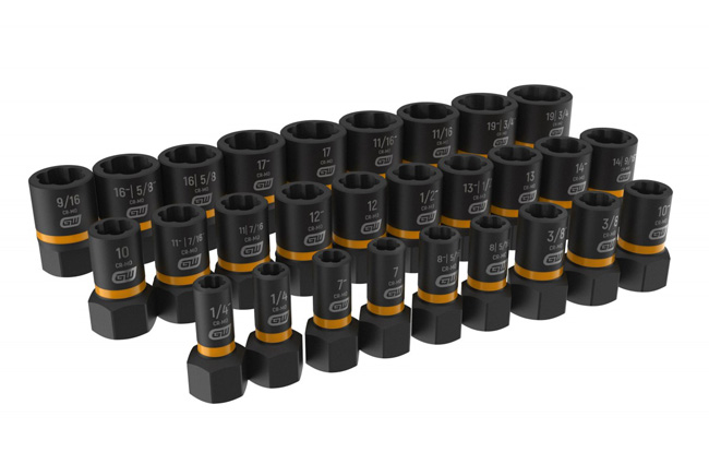 Gearwrench Bolt Biter Impact Extraction Socket Set from GME Supply