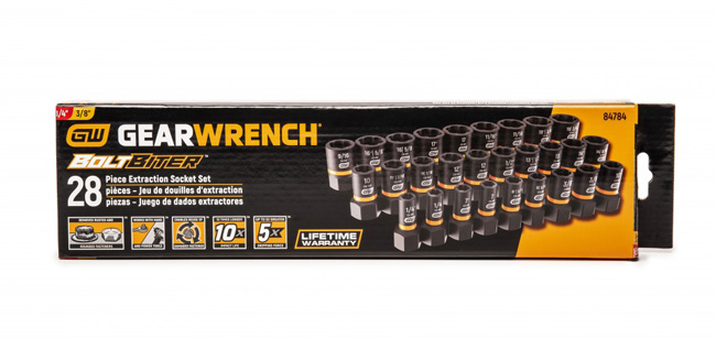 Gearwrench Bolt Biter Impact Extraction Socket Set from GME Supply