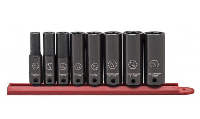 Gearwrench 6 Point Deep Impact SAE Socket Set from GME Supply