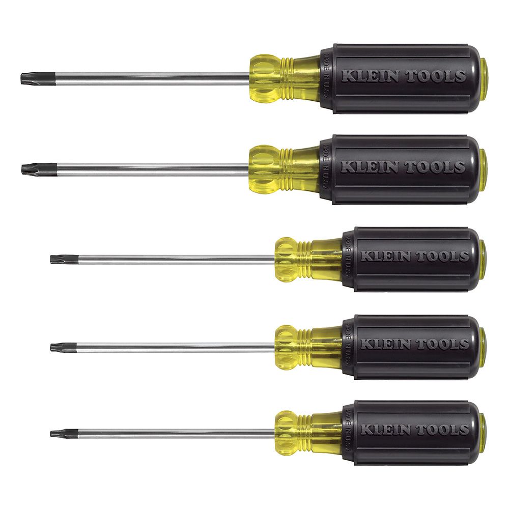Klein Tools 5 Piece TORX Screwdriver Set from GME Supply