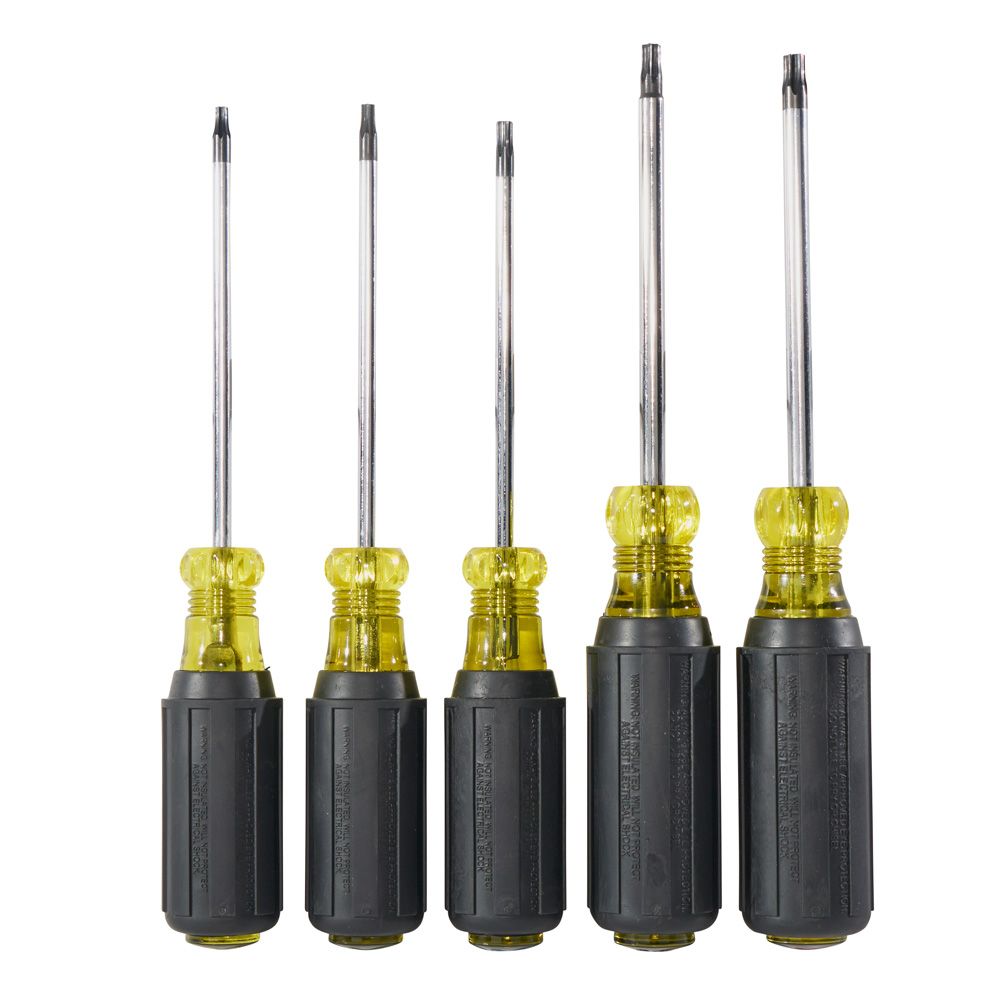 Klein Tools 5 Piece TORX Screwdriver Set from GME Supply