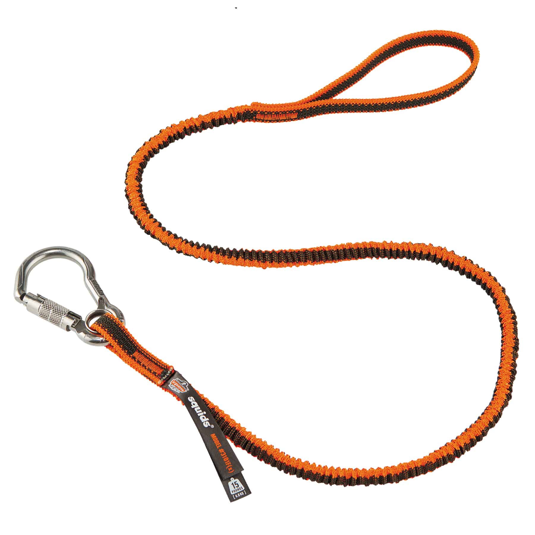 ERGODYNE Squids 3101F(x) Tool Lanyard Stainless-Steel Carabiner and Loop 15lbs from GME Supply