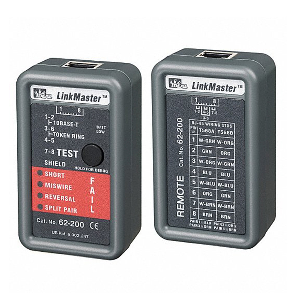 Ideal Industries LinkMaster Cat5 Mapper (UTP/STP)  from GME Supply