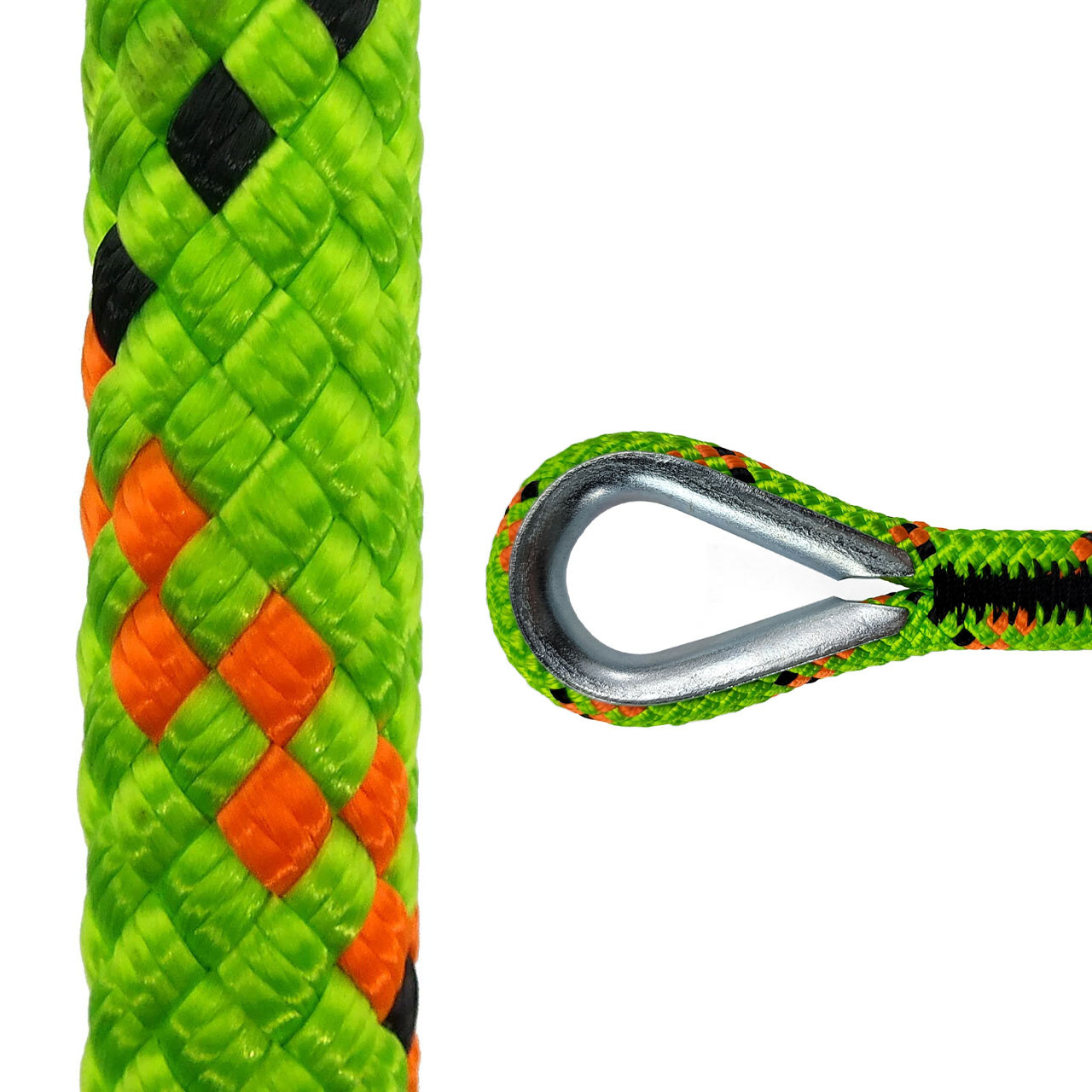 Pelican Static Master Pro 1/2 Kernmantle Rope with Two Sewn Thimble Eyes from GME Supply