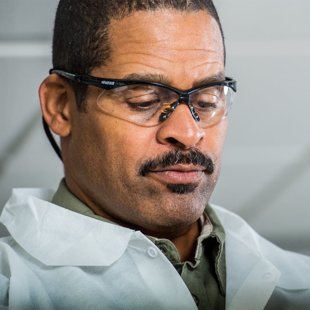 KleenGuard V30 Nemesis Clear Lens Safety Glasses Anti-Fog from Columbia Safety