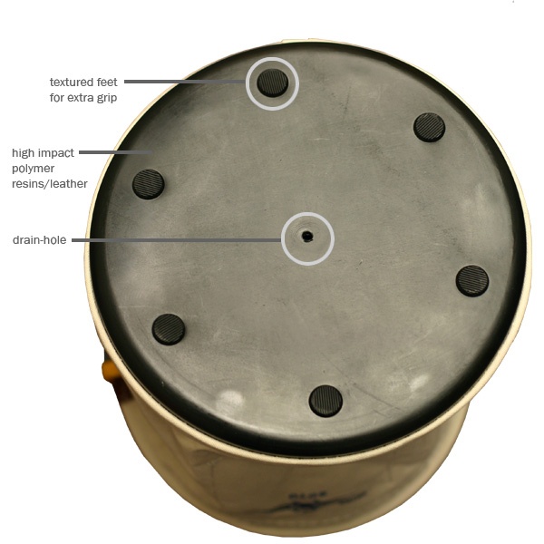 Elk River 80 lb White Cotton Duck Bucket from GME Supply