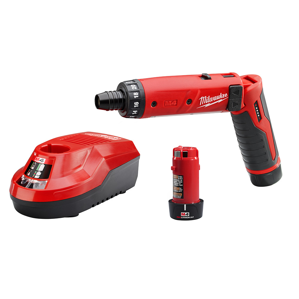 Milwaukee M4 1/4 Inch Hex Screwdriver Kit from GME Supply