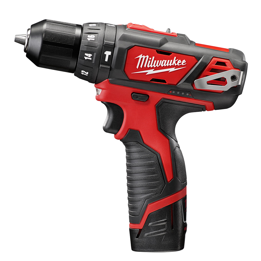 Milwaukee 2408-22 M12 3/8 Inch Hammer Drill/Driver Kit from GME Supply