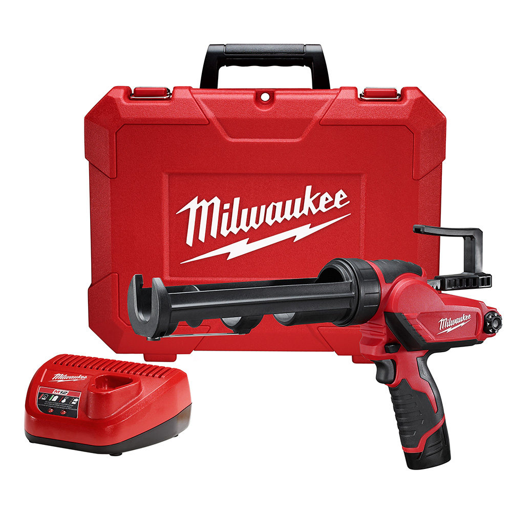 Milwaukee M12 Caulk and Adhesive Gun Kit (10 oz.) from GME Supply