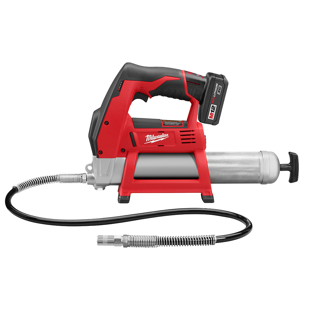 Milwaukee M12 Cordless LITHIUM-ION Grease Gun Kit from GME Supply