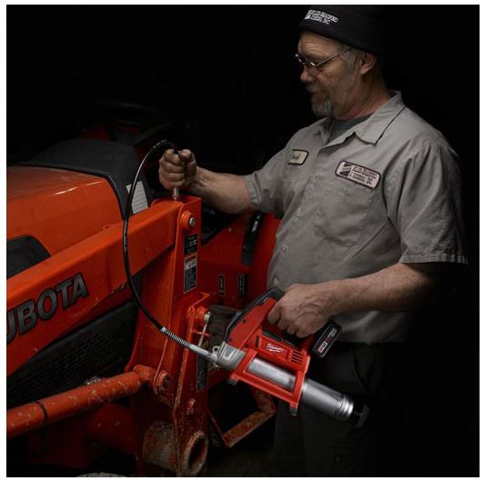 Milwaukee M12 Cordless LITHIUM-ION Grease Gun Kit from GME Supply