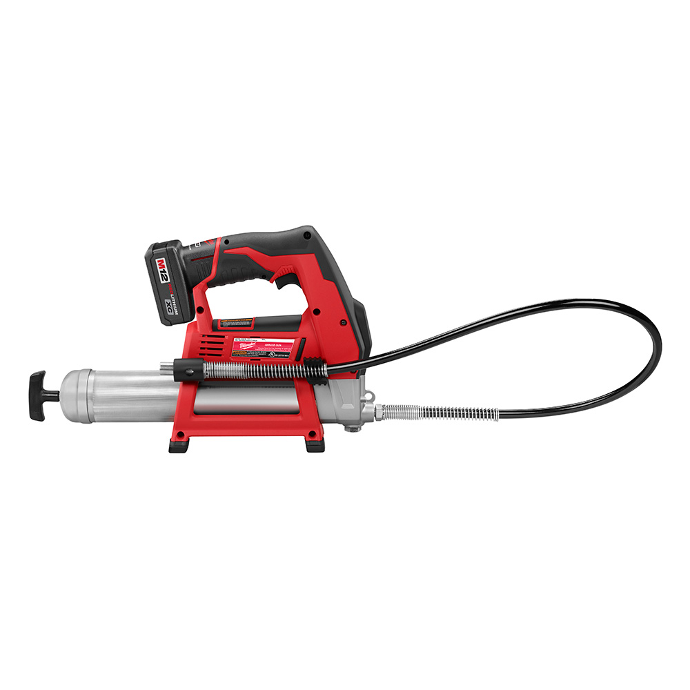 Milwaukee M12 Cordless LITHIUM-ION Grease Gun Kit from GME Supply