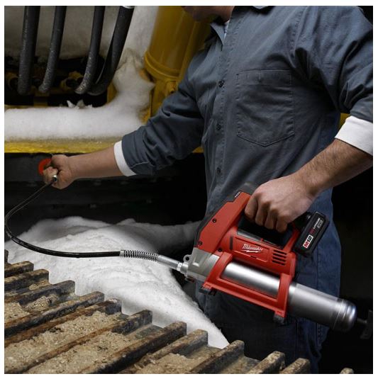 Milwaukee M12 Cordless LITHIUM-ION Grease Gun Kit from GME Supply