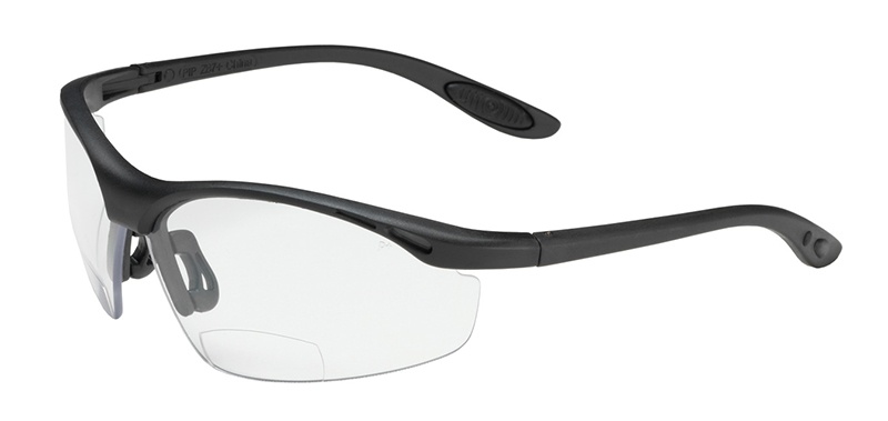 Bouton MAG Reader Safety Glasses with Clear Lens and Black Frame from GME Supply