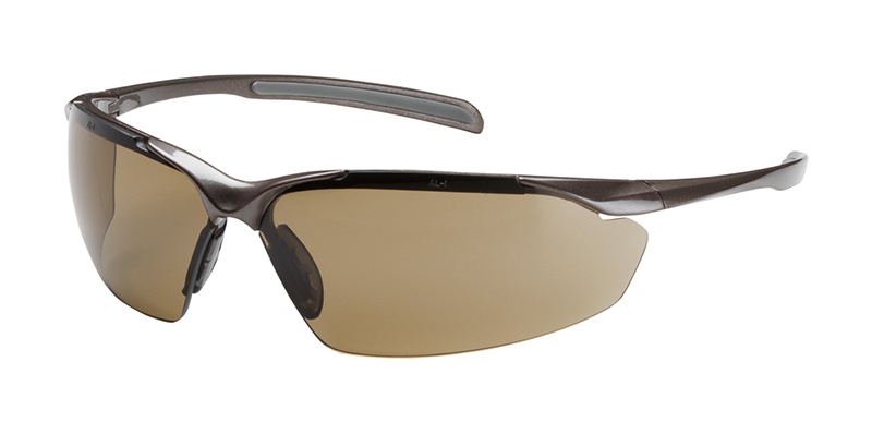 Bouton Commander Safety Glasses with Brown Lens and Bronze Frame from GME Supply