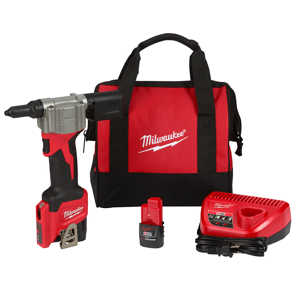 Milwaukee M12 Rivet Tool Kit from Columbia Safety