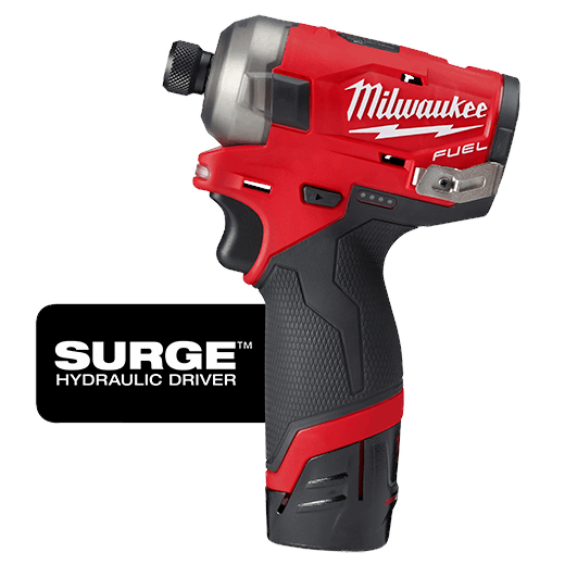 Milwaukee M12 FUEL SURGE 1/4" Hex Hydraulic Driver Kit from GME Supply