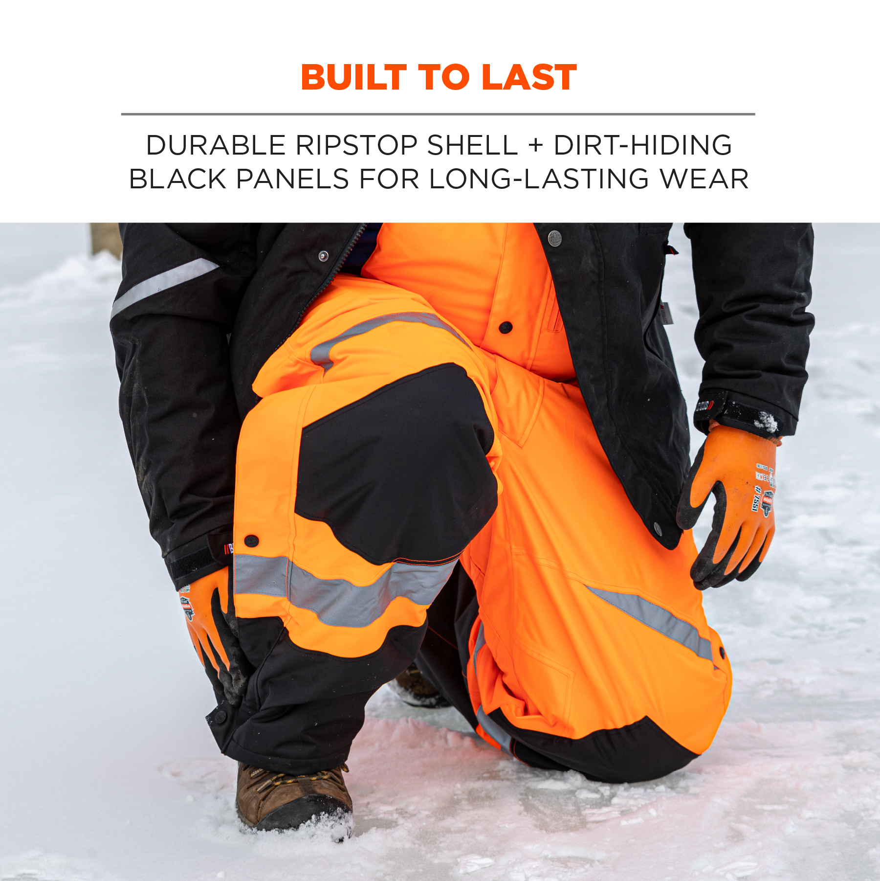 Ergodyne GloWear 8928 Hi-Viz Class E Insulated Bibs from GME Supply