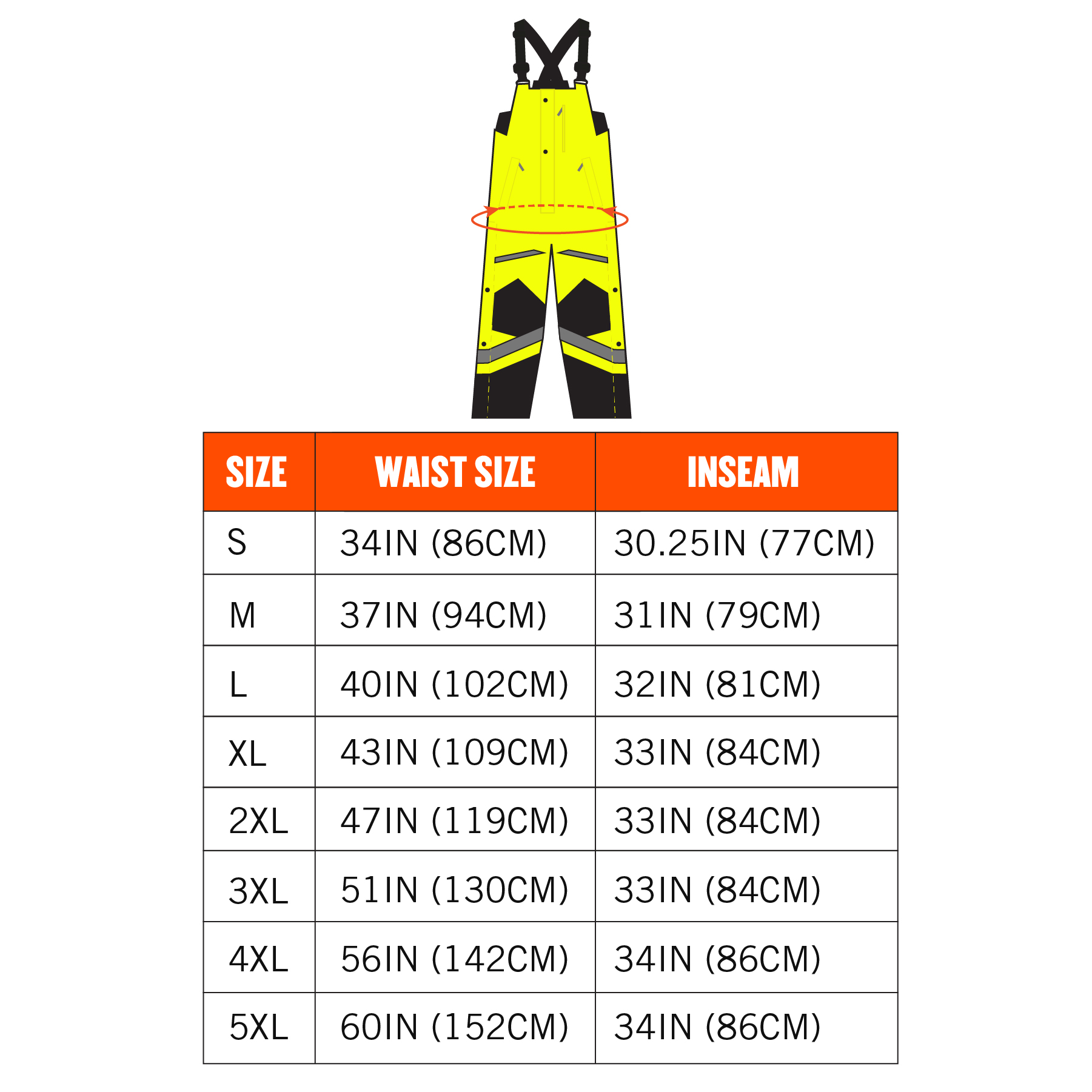 Ergodyne GloWear 8928 Hi-Viz Class E Insulated Bibs from GME Supply