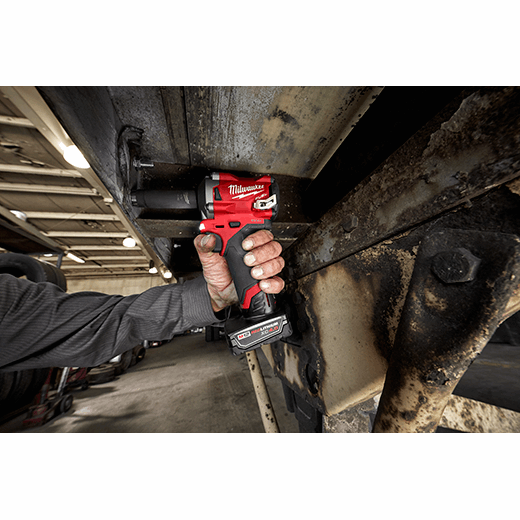 Milwaukee M12 FUEL 1/2” Stubby Impact Wrench w/ Pin Detent Kit from GME Supply
