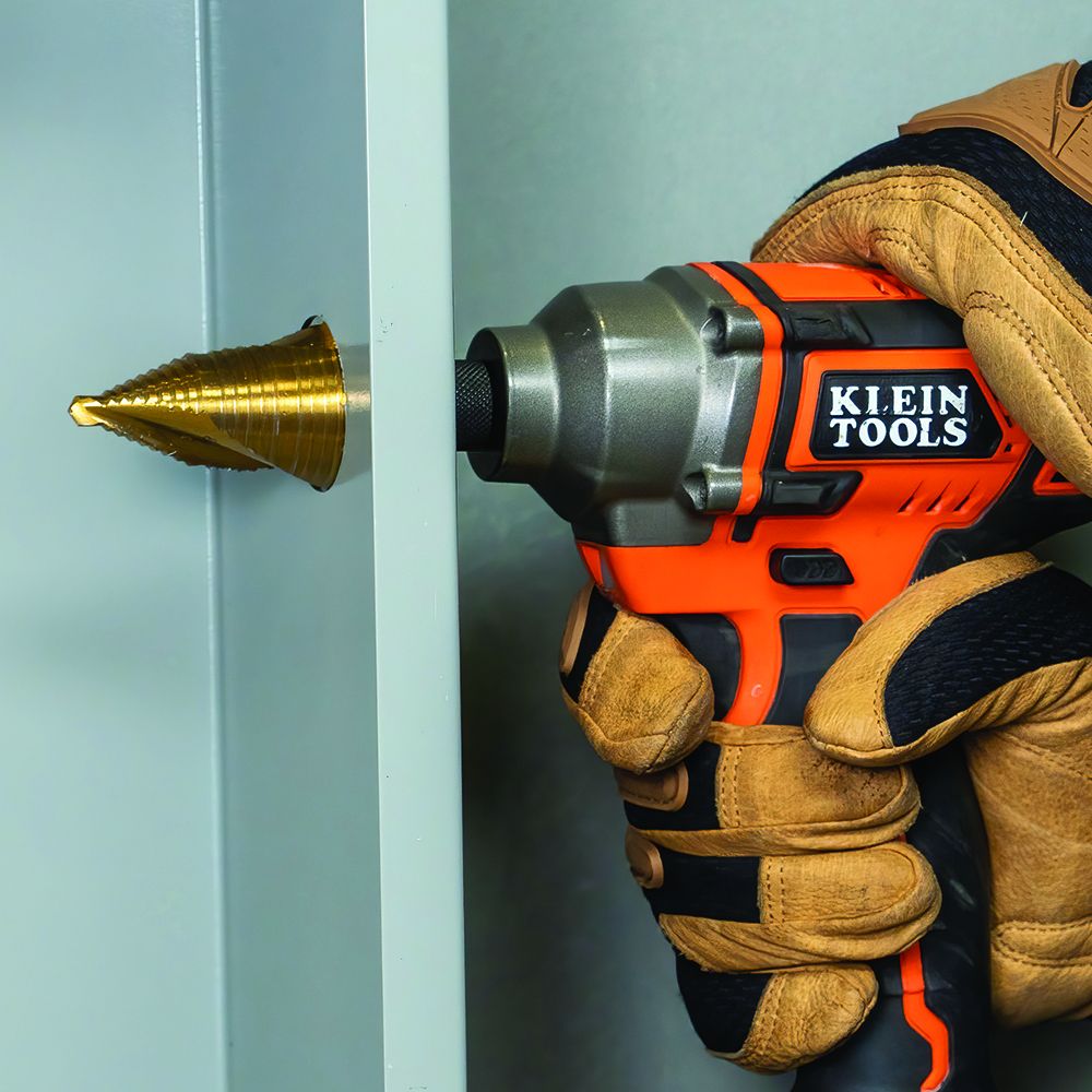 Klein Tools Step Bit Spiral Double Fluted VACO Kit - 3 Piece from GME Supply