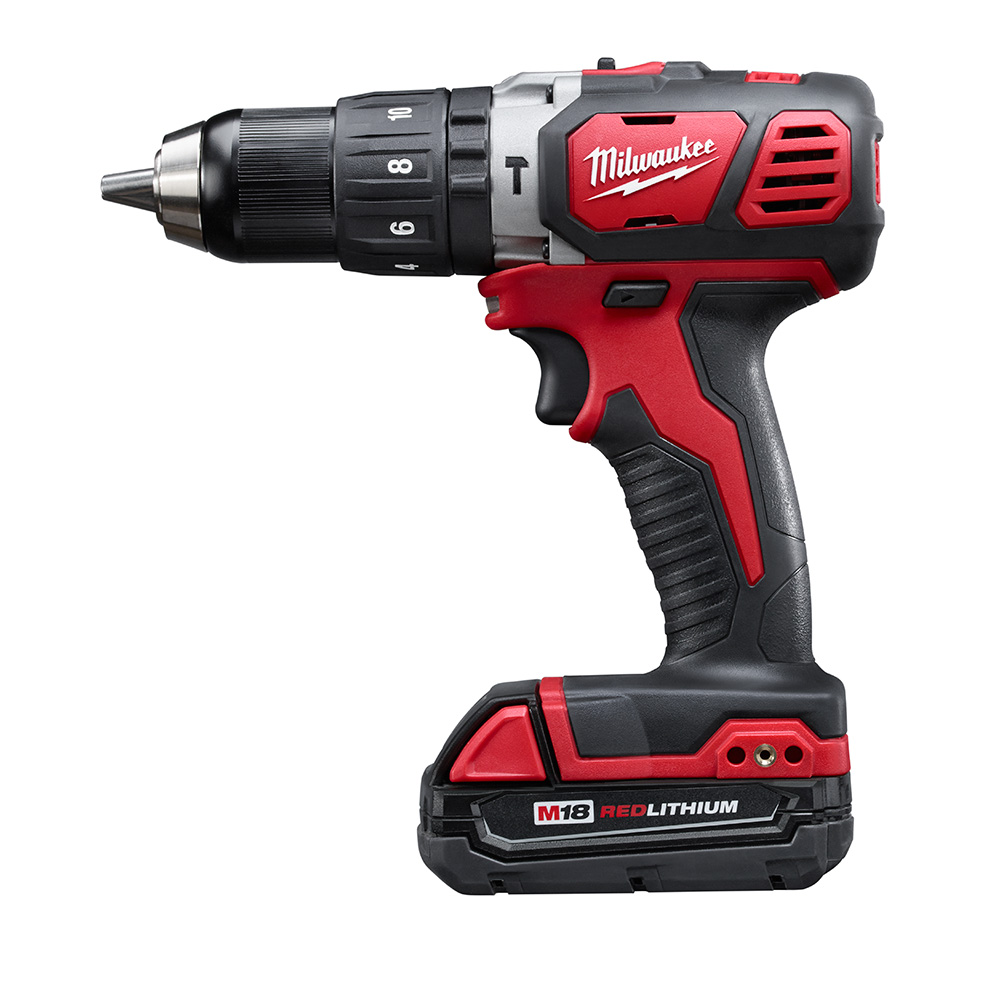 Milwaukee M18 Compact 1/2 Inch Hammer Drill/Driver Compact Battery Kit from GME Supply