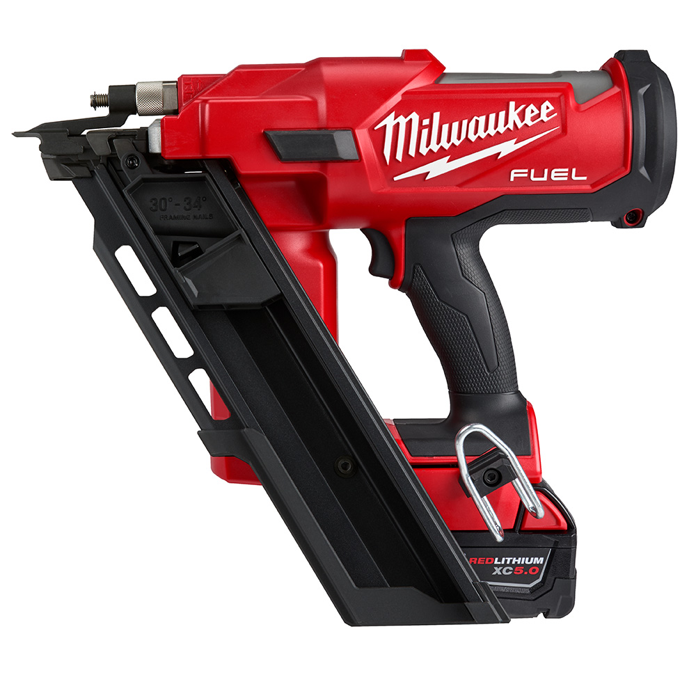Milwaukee M18 FUEL 30 Degree Framing Nailer Kit from GME Supply