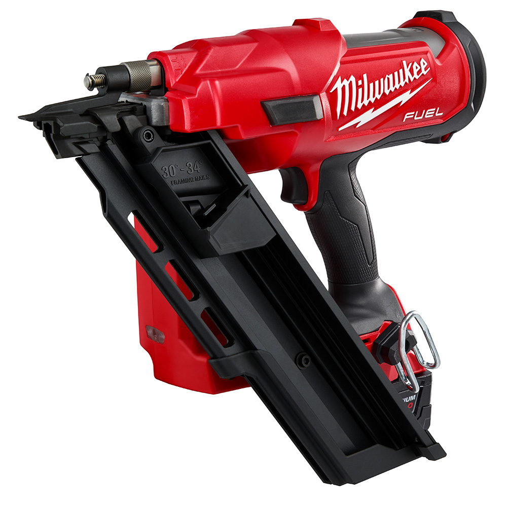 Milwaukee M18 FUEL 30 Degree Framing Nailer Kit from GME Supply