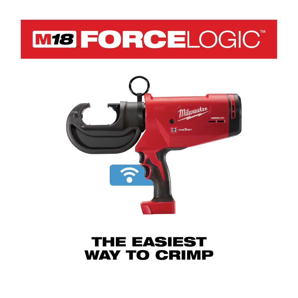 Milwaukee M18 FORCE LOGIC 12 Ton Utility Crimper (Tool Only) from GME Supply