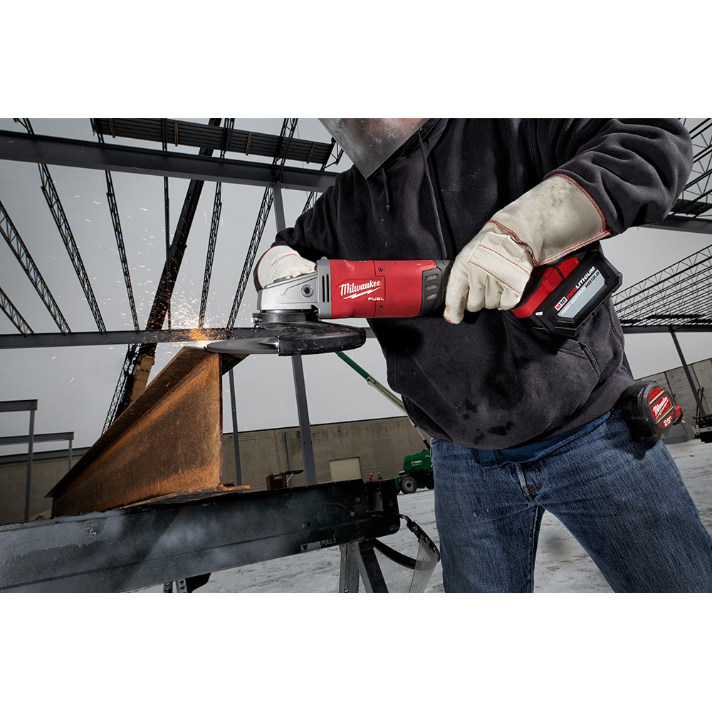 Milwaukee M18 7 - 9 Inch Large Angle Grinder Kit from GME Supply