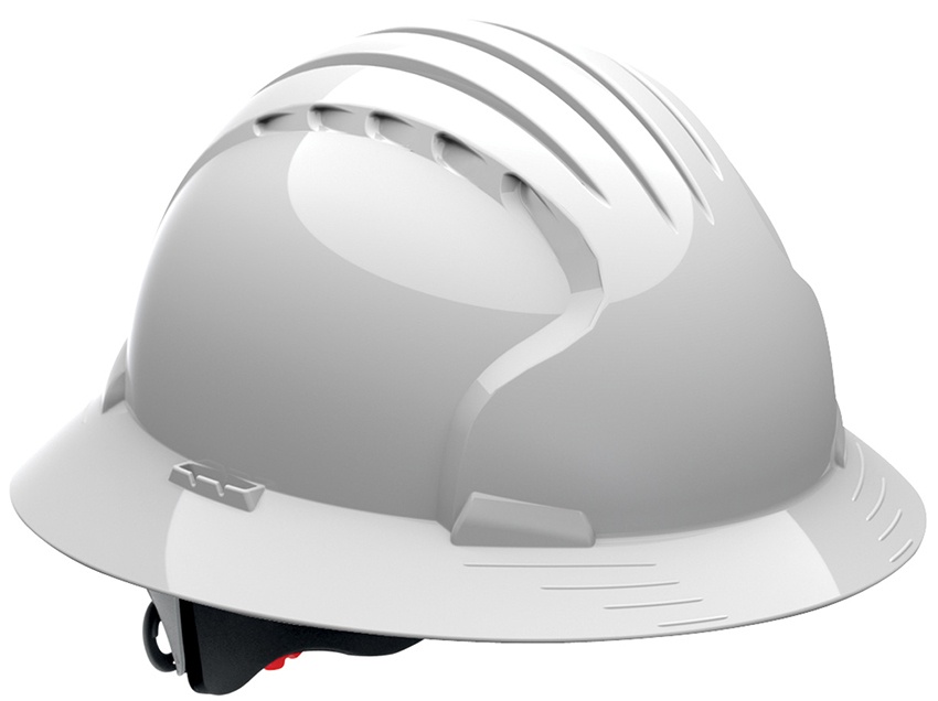 JSP 6161V Evolution Deluxe Full Brim Vented Hard Hat from Columbia Safety