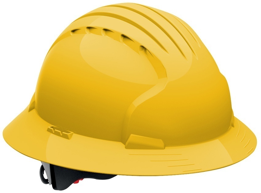 JSP 6161V Evolution Deluxe Full Brim Vented Hard Hat from Columbia Safety