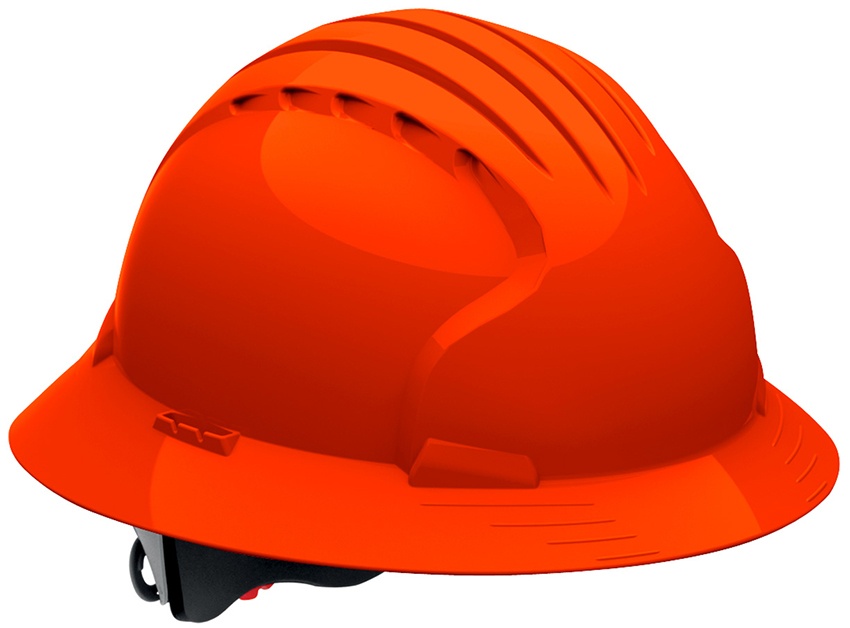 JSP 6161V Evolution Deluxe Full Brim Vented Hard Hat from Columbia Safety