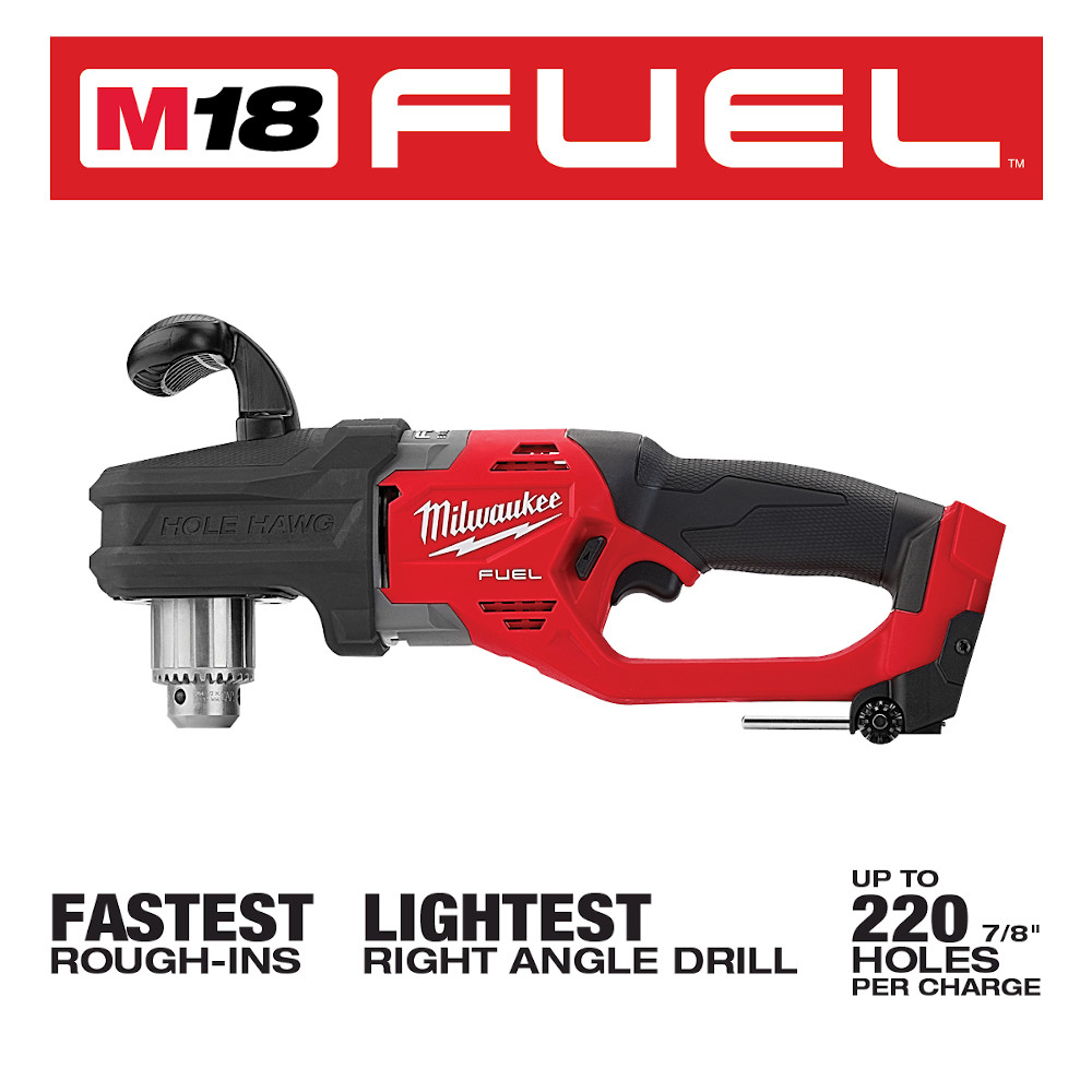 Milwaukee M18 Fuel Hole Hawg 1/2 Inch Right Angle Drill (Tool Only) from GME Supply
