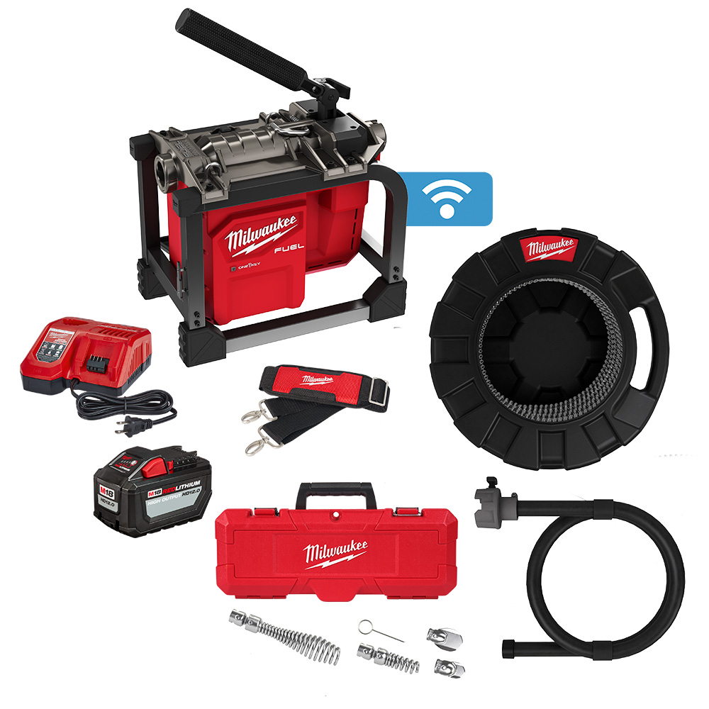Milwaukee M18 FUEL Sectional Machine 5/8 Inch Cable Kit from GME Supply