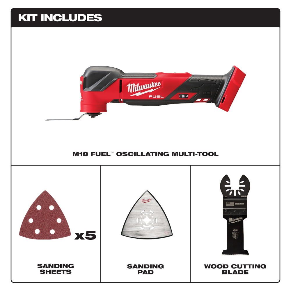 Milwaukee M18 FUEL Oscillating Multi-Tool (Tool Only) from GME Supply