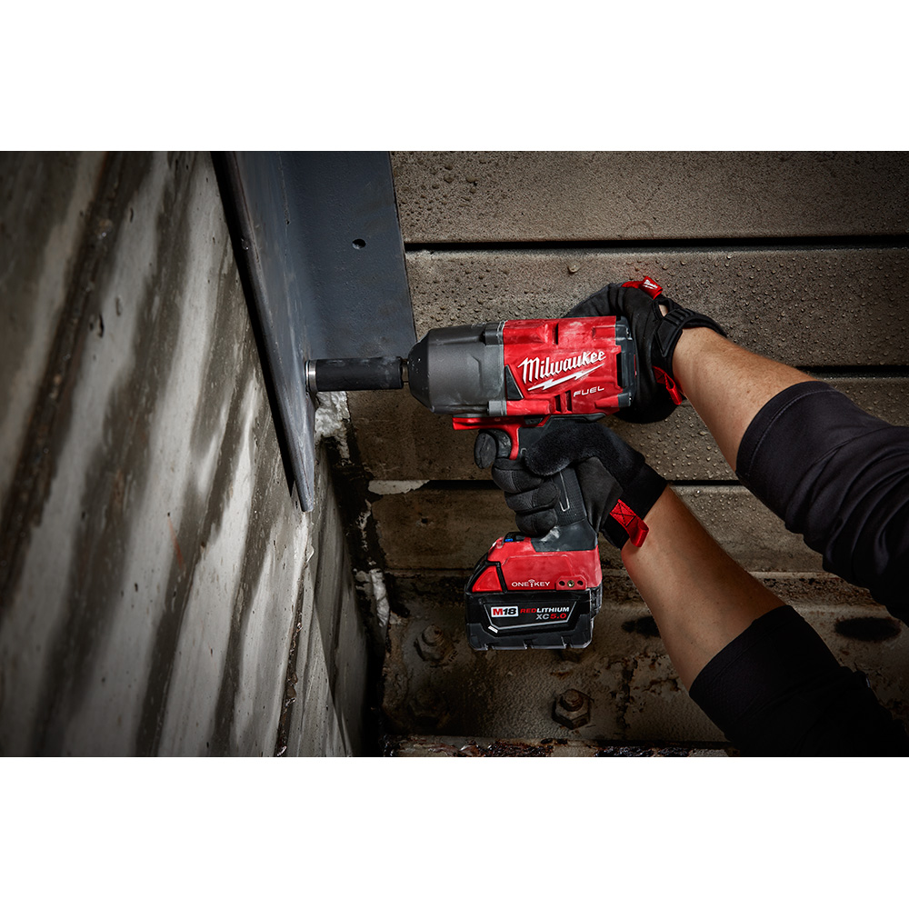 Milwaukee M18 FUEL 3/4 Inch High Torque Impact Wrench with Friction Ring and ONE-KEY (Tool Only) from GME Supply