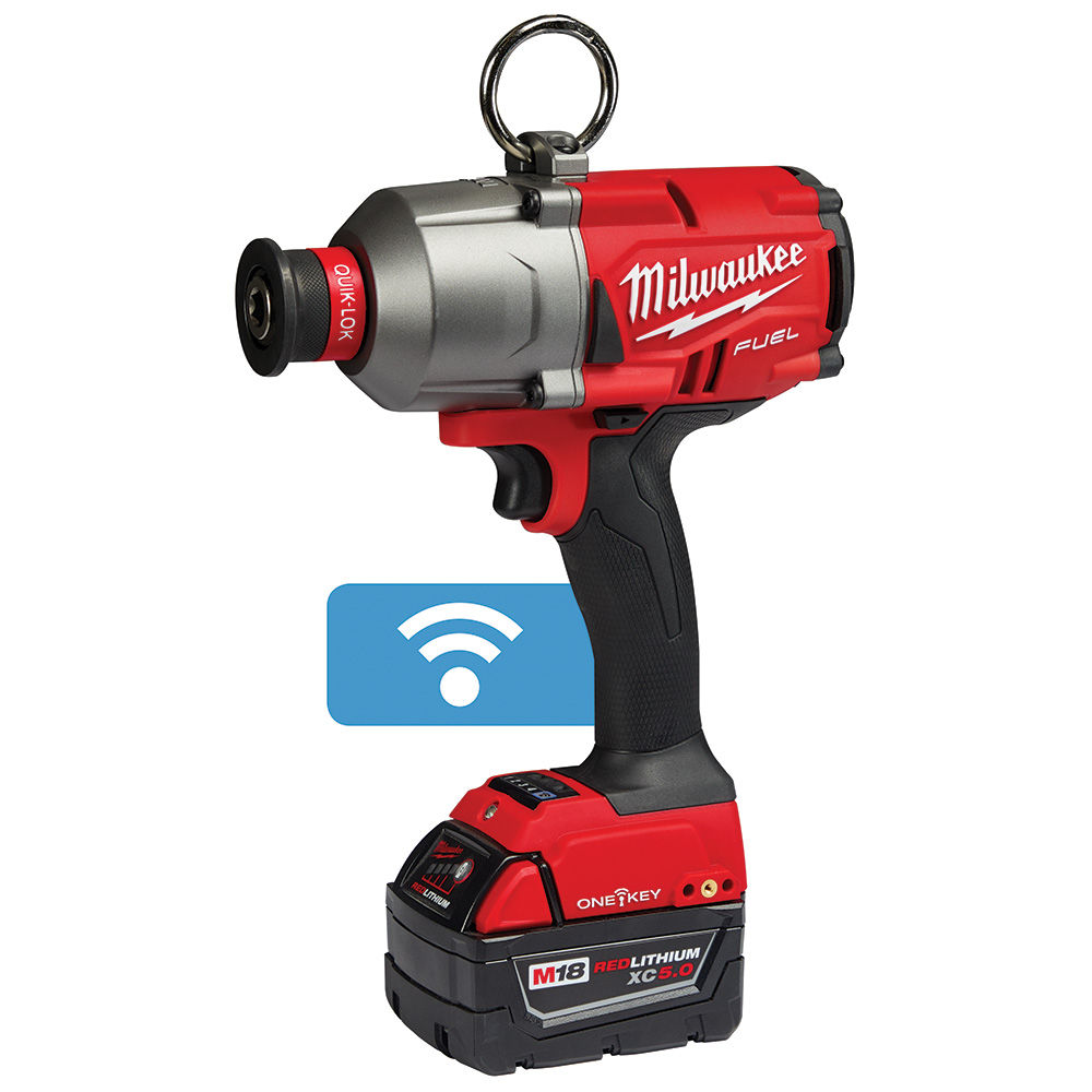 Milwaukee M18 FUEL 7/16 Inch Hex Lineman Utility High Torque Impact Wrench Kit with One Key from Columbia Safety