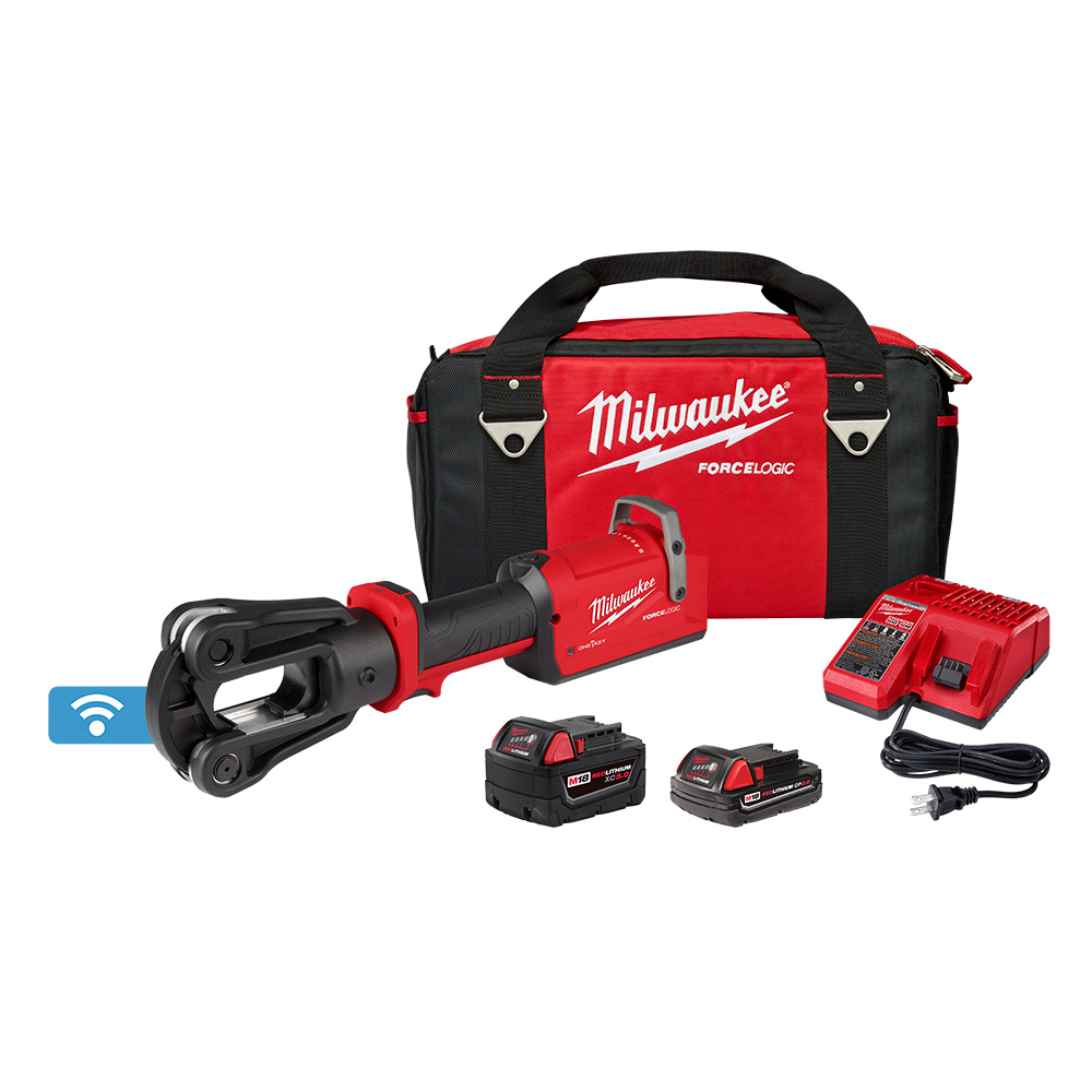 Milwaukee M18 FORCE LOGIC 12T Latched Linear Crimper from GME Supply