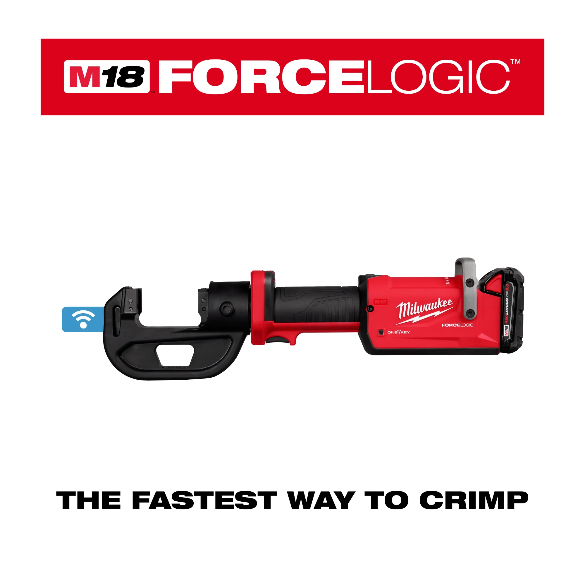 Milwaukee M18 FORCE LOGIC 12T Kearney Linear Crimper Kit from GME Supply