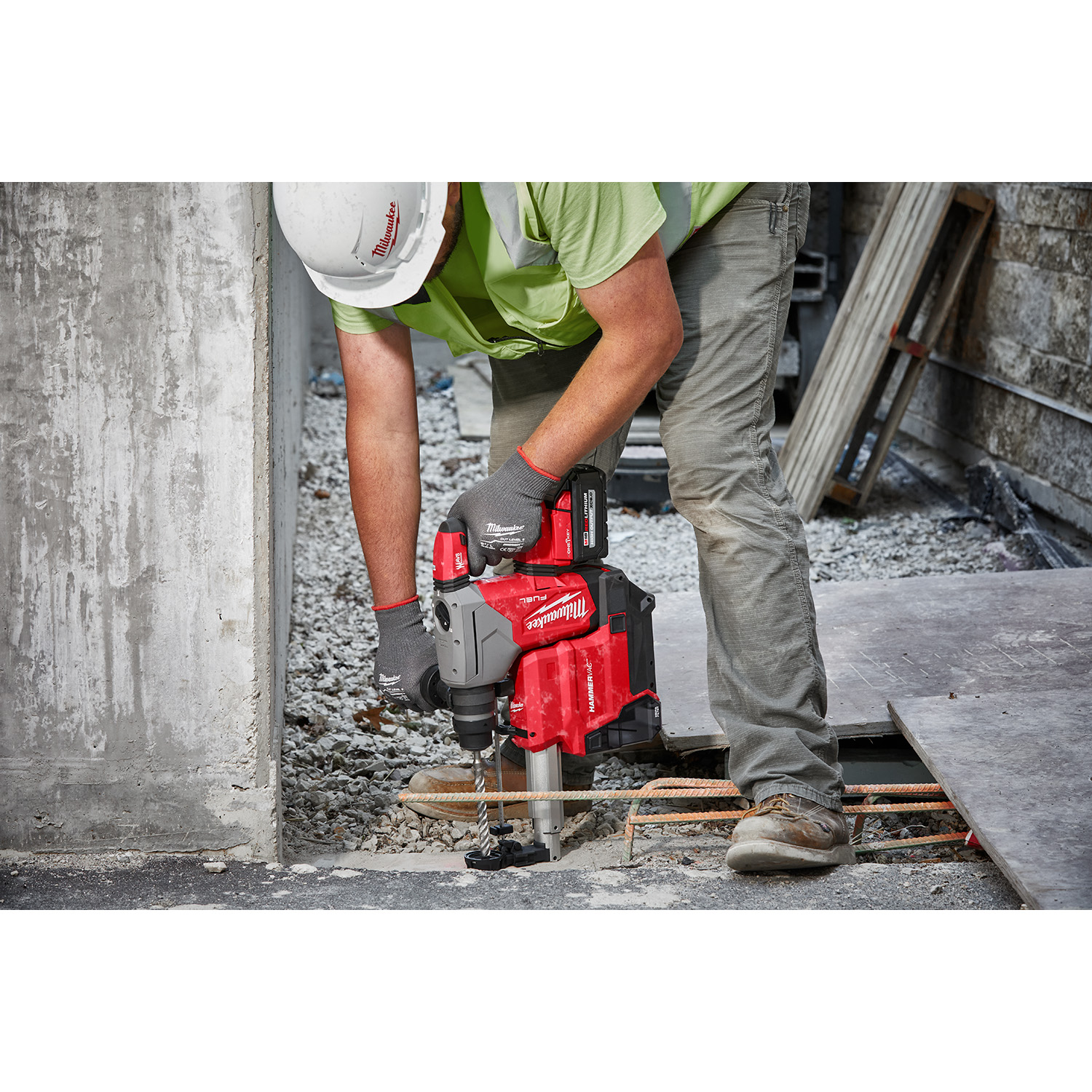 Milwaukee M18 FUEL 1-1/8 Inch SDS Rotary Hammer w/ ONE-KEY from GME Supply