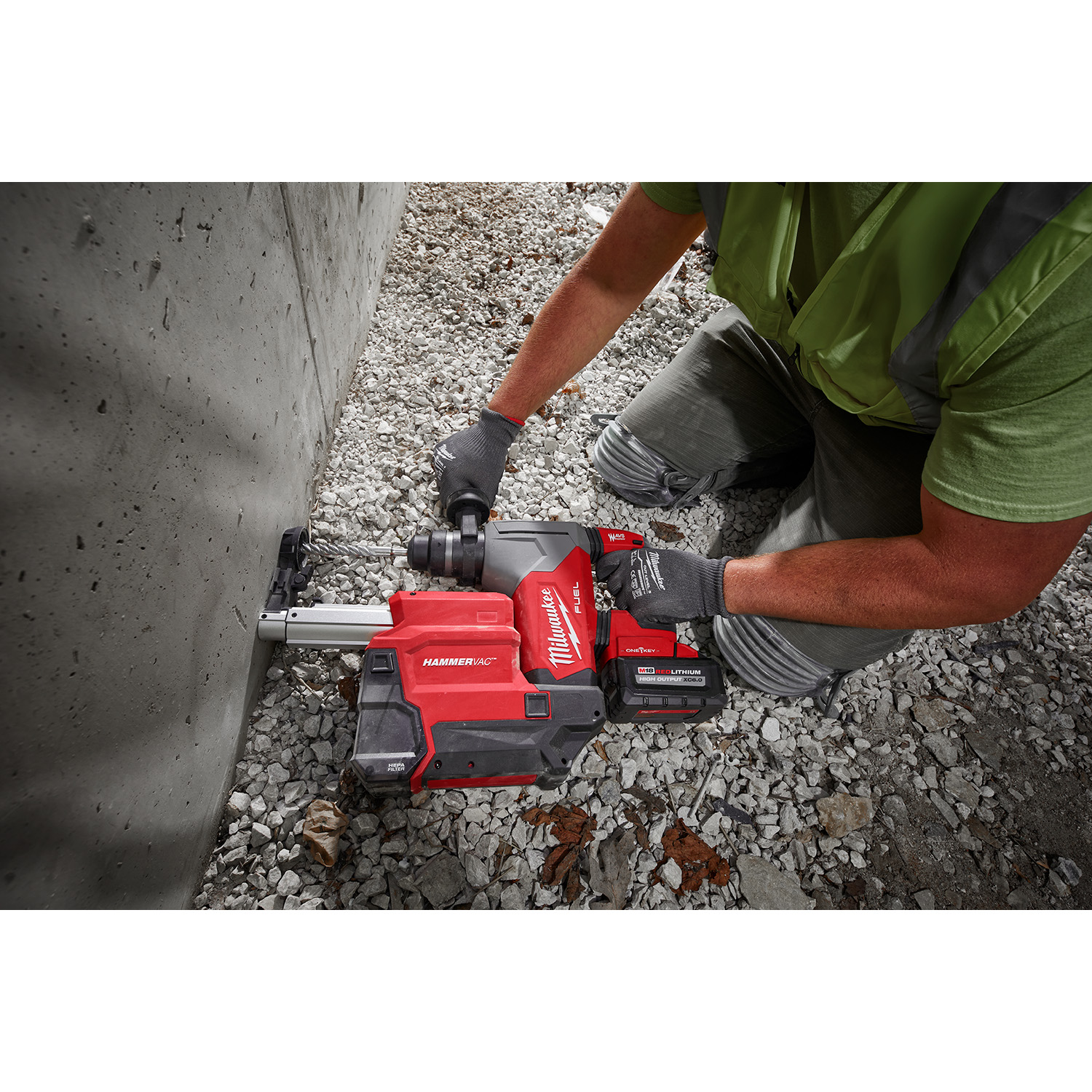 Milwaukee M18 FUEL 1-1/8 Inch SDS Rotary Hammer w/ ONE-KEY from GME Supply