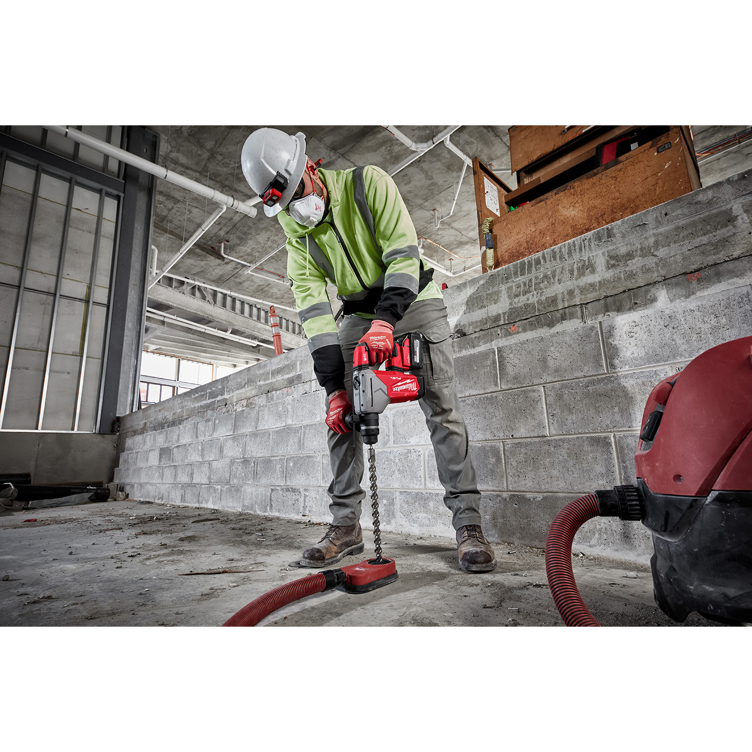 Milwaukee M18 FUEL 1-1/8 Inch SDS Rotary Hammer w/ ONE-KEY from GME Supply
