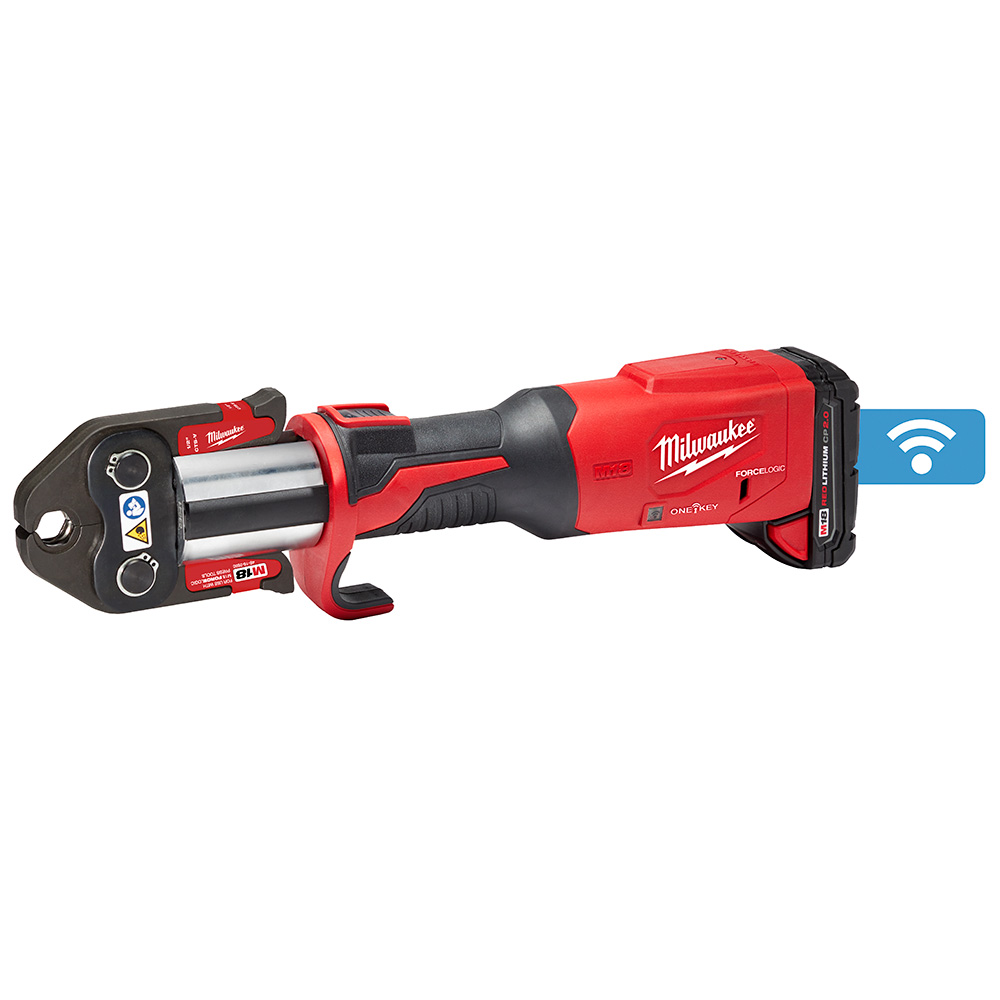 Milwaukee M18 FORCE LOGIC Press Tool with ONE-KEY Advanced Kit from GME Supply
