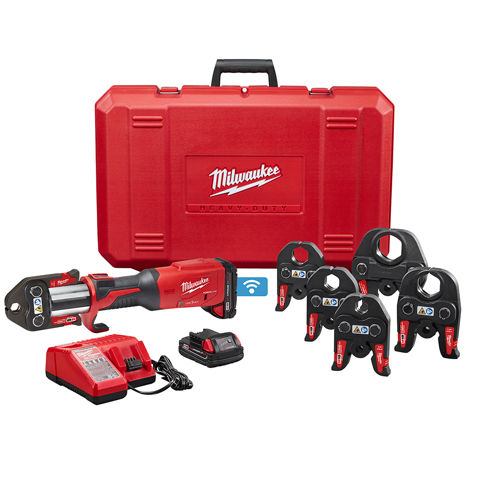 Milwaukee M18 FORCE LOGIC Press Tool with ONE-KEY Advanced Kit from GME Supply